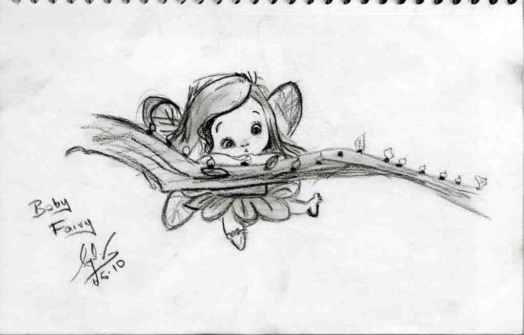 Baby Fairy Sketch