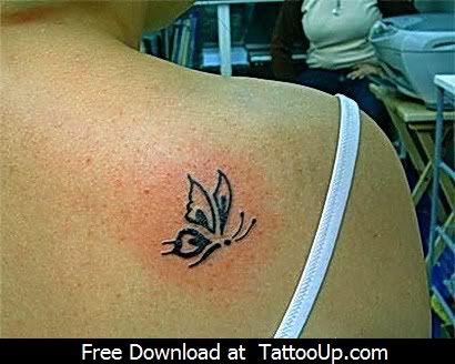 small butterfly tattoos. tiny butterfly tattoos