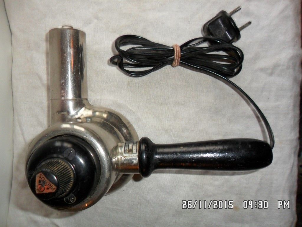Phon asciugacapelli siemens vintage originale anni 50 funzionante ... Anello per phon