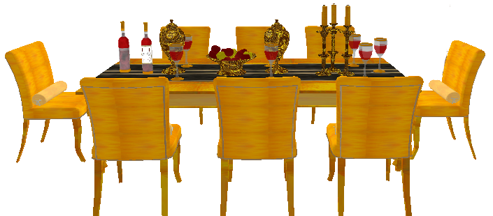 Golden Faerie Dining Table