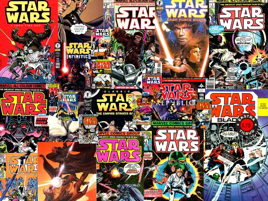 Star Wars comic book covers