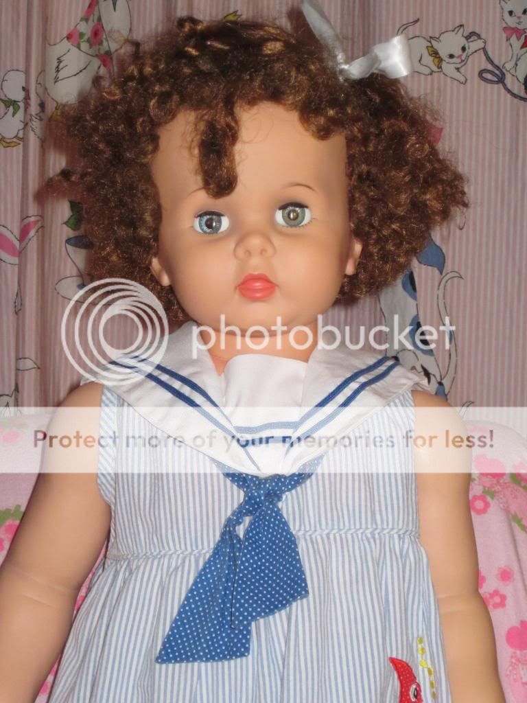 1959 Ideal Penny Play Pal Doll 32 Curly Auburn Hair Life Size 