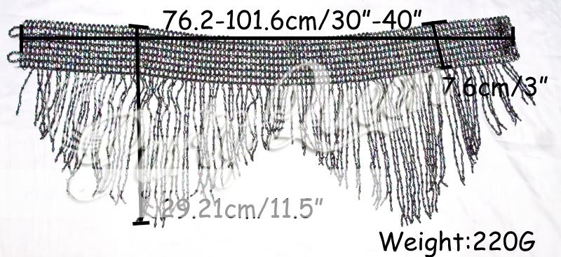 Sexy Shining Belly Dance Hip Scarf Belt Chain with Bell  