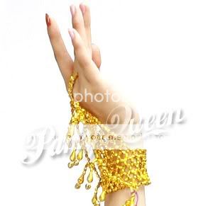 2pcs BELLY DANCE Bead Ring Bracelets Accessories  